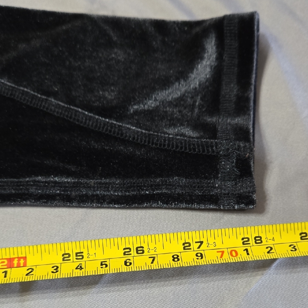 CALIA by Carrie Underwood Sz Small Black Velvet Pants - Picture 5 of 6